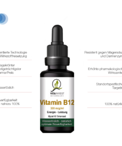 Vitamin B12 Pro Stoffwechselprozess im Körper MyCell 8 VIT-B12-D-3