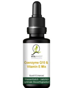 Q 10 + Vitamin E - MyCell Naturprodukt hohe Bioverfügbarkeit VITA INVEST