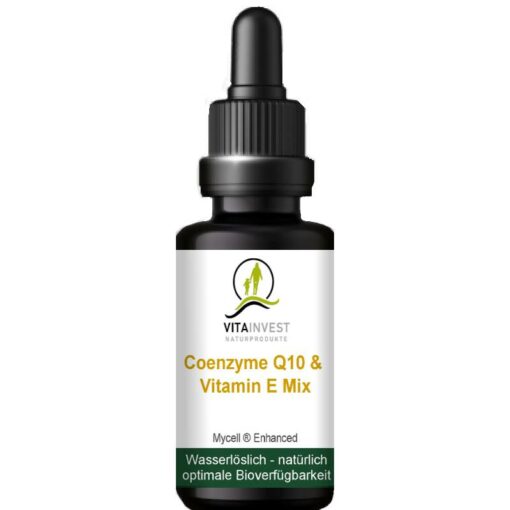 Q 10 + Vitamin E - MyCell Naturprodukt hohe Bioverfügbarkeit VITA INVEST