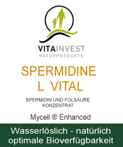 Etikett-Spermidin-L-Vital- klein-10ml VITA INVEST MyCell